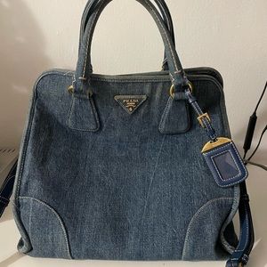 Vintage Denim Prada Bag